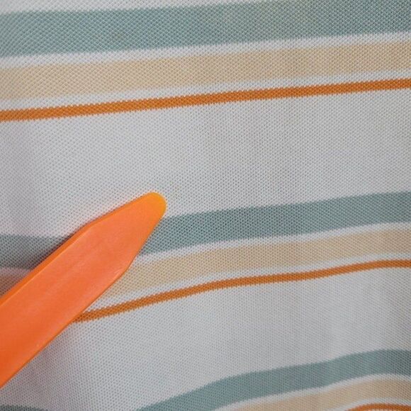 Radmor Baty Stripe Pima Cotton Short Sleeve Polo Pimaformance Multicolor Size XL - Picture 9 of 12